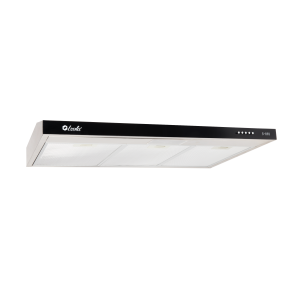 S-898 IZOLA Stainless Steel Ultra Slim Cooker Hood with Black Panel